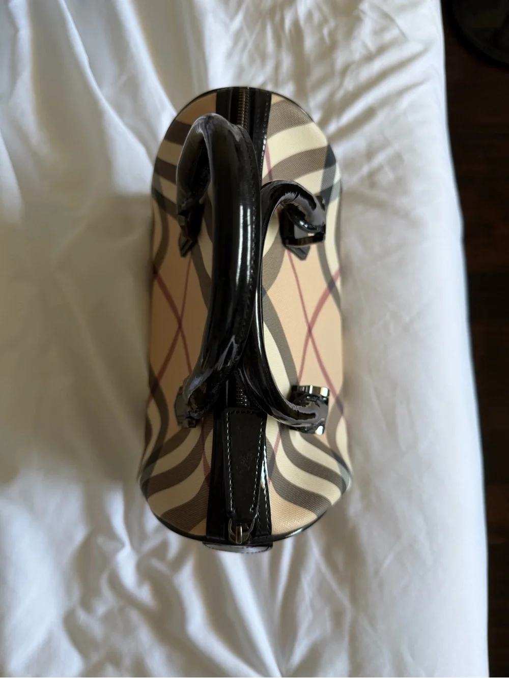 Burberry Check Bowling Bag